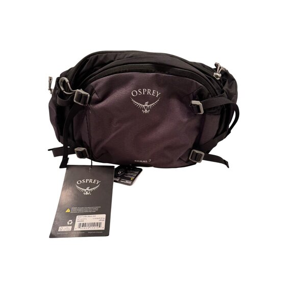 Osprey Seral 7 Black NWT 427 cu Lumbar With Hydration Backpack NWT - Picture 9 of 11